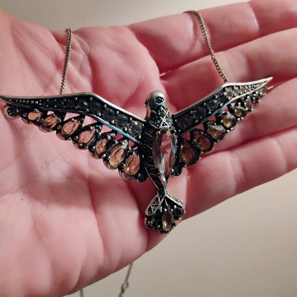 Fossil Phoenix Bird Necklace - Picture 4 of 5